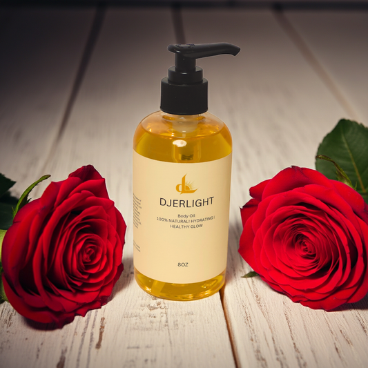 Djerlight Body Oil – 100% Natural Body Oil for Radiant Skin & Relaxation