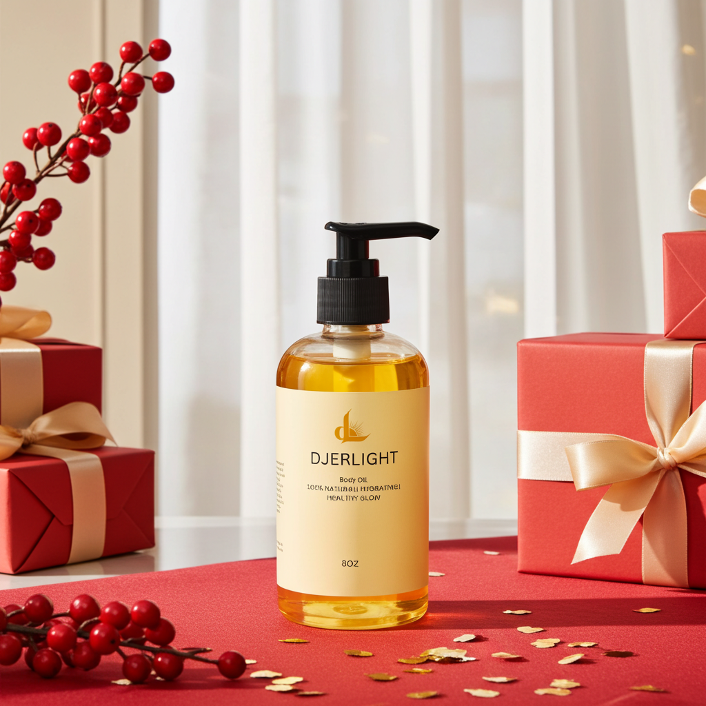 Djerlight Body Oil – 100% Natural Body Oil for Radiant Skin & Relaxation