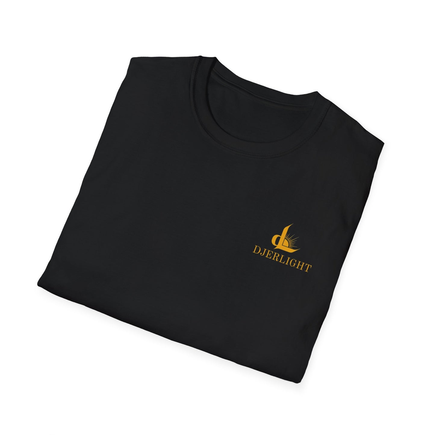 T-Shirt — Minimal Gold Anchor Chest Logo Tee
