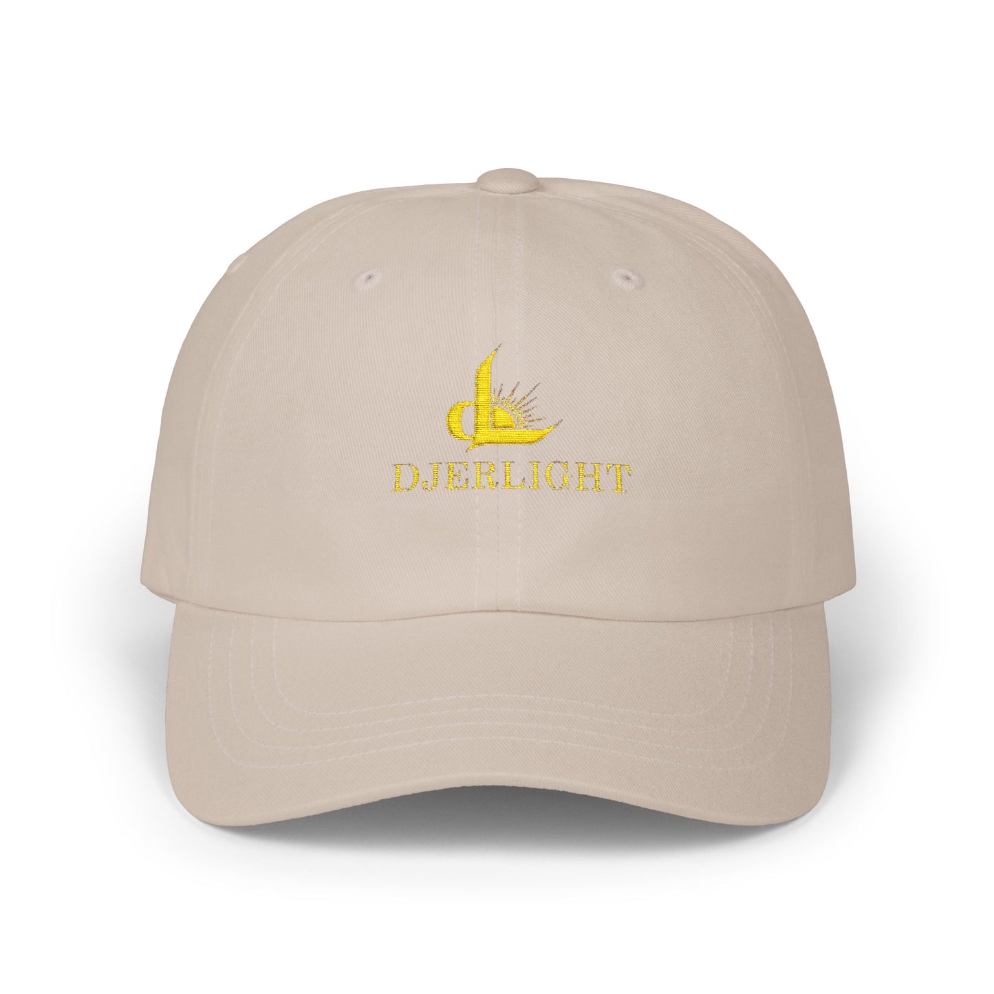 Dad Cap "Overlight" Embroidered Sailing Logo – Classic White Baseball Hat