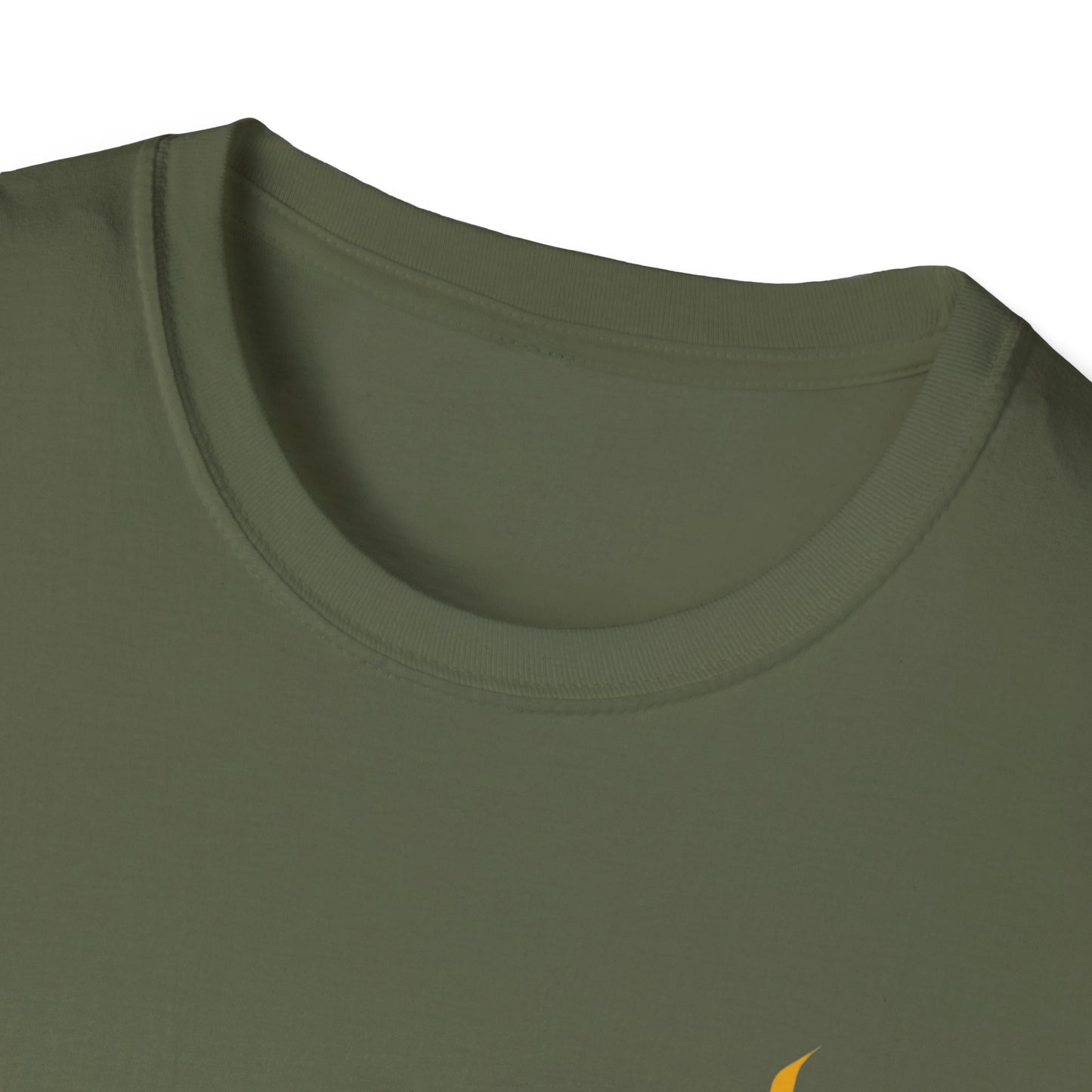 T-Shirt — Minimal Gold Anchor Chest Logo Tee