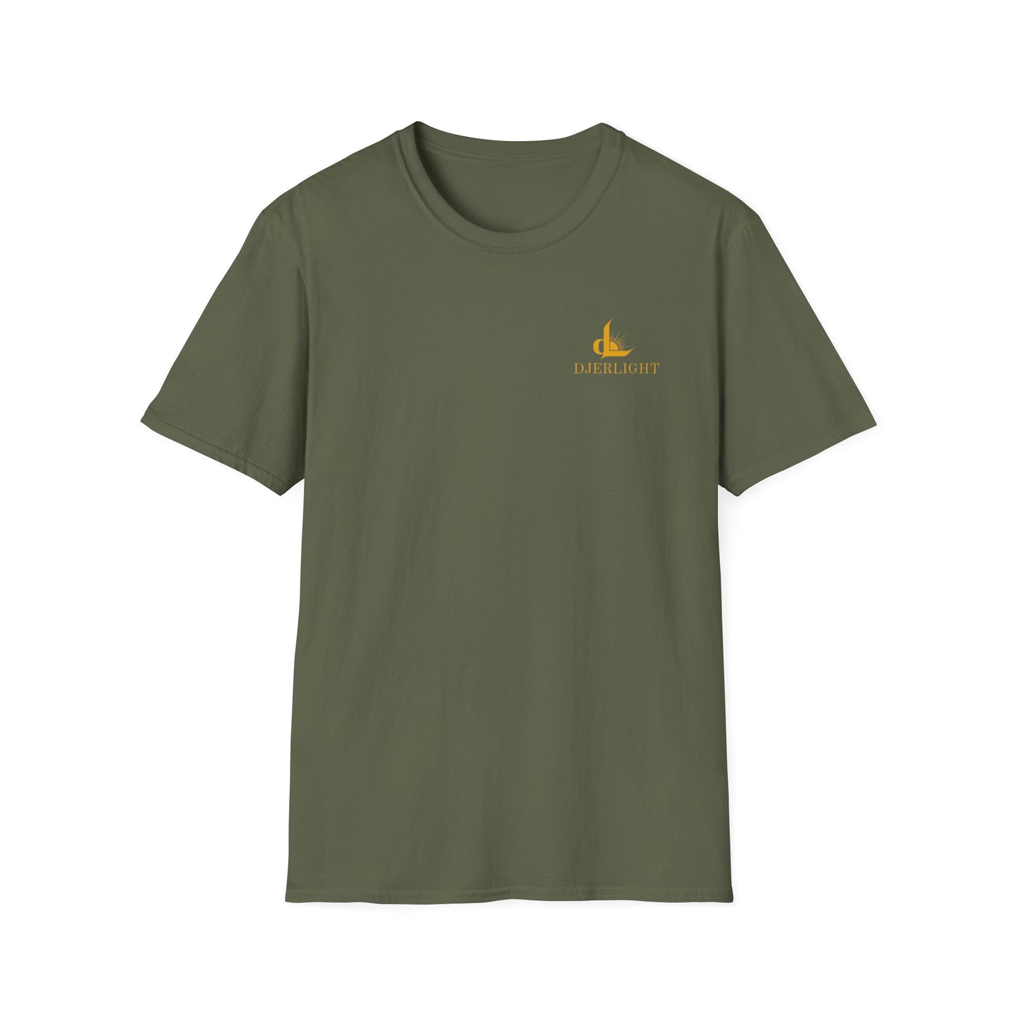 T-Shirt — Minimal Gold Anchor Chest Logo Tee