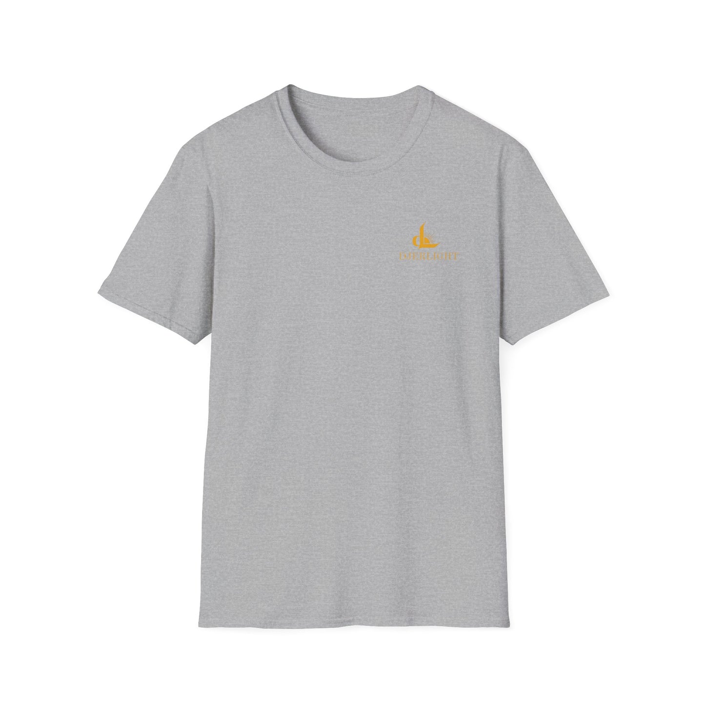 T-Shirt — Minimal Gold Anchor Chest Logo Tee
