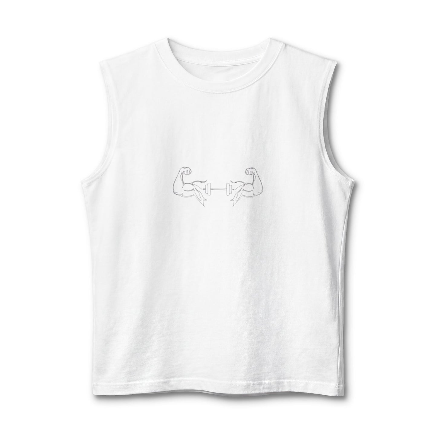 Muscle Tank — Minimal Arm Flex Graphic Tank Top