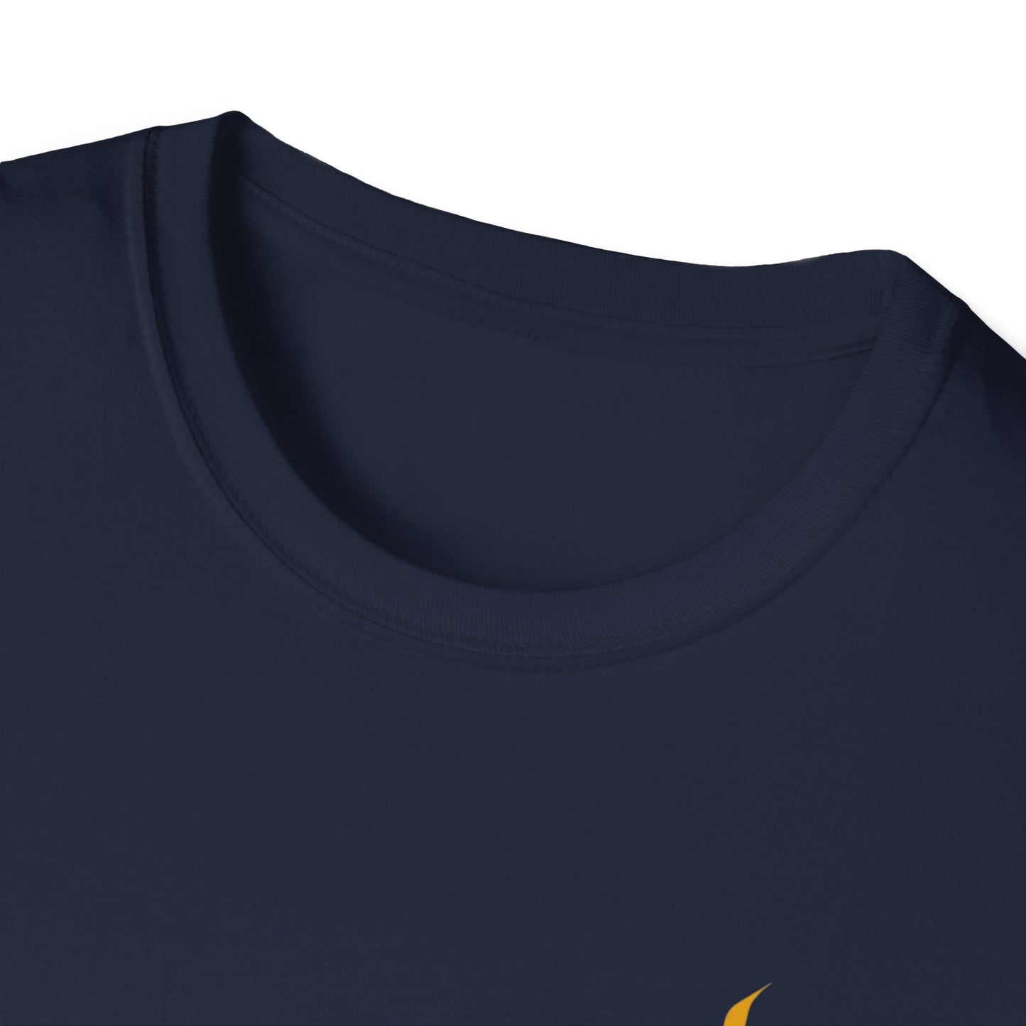 T-Shirt — Minimal Gold Anchor Chest Logo Tee