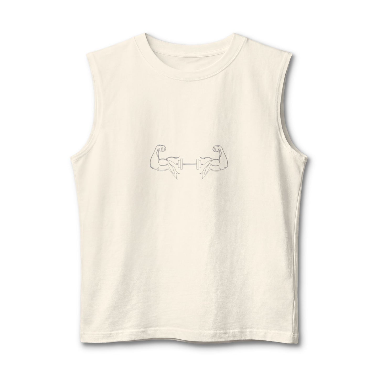 Muscle Tank — Minimal Arm Flex Graphic Tank Top