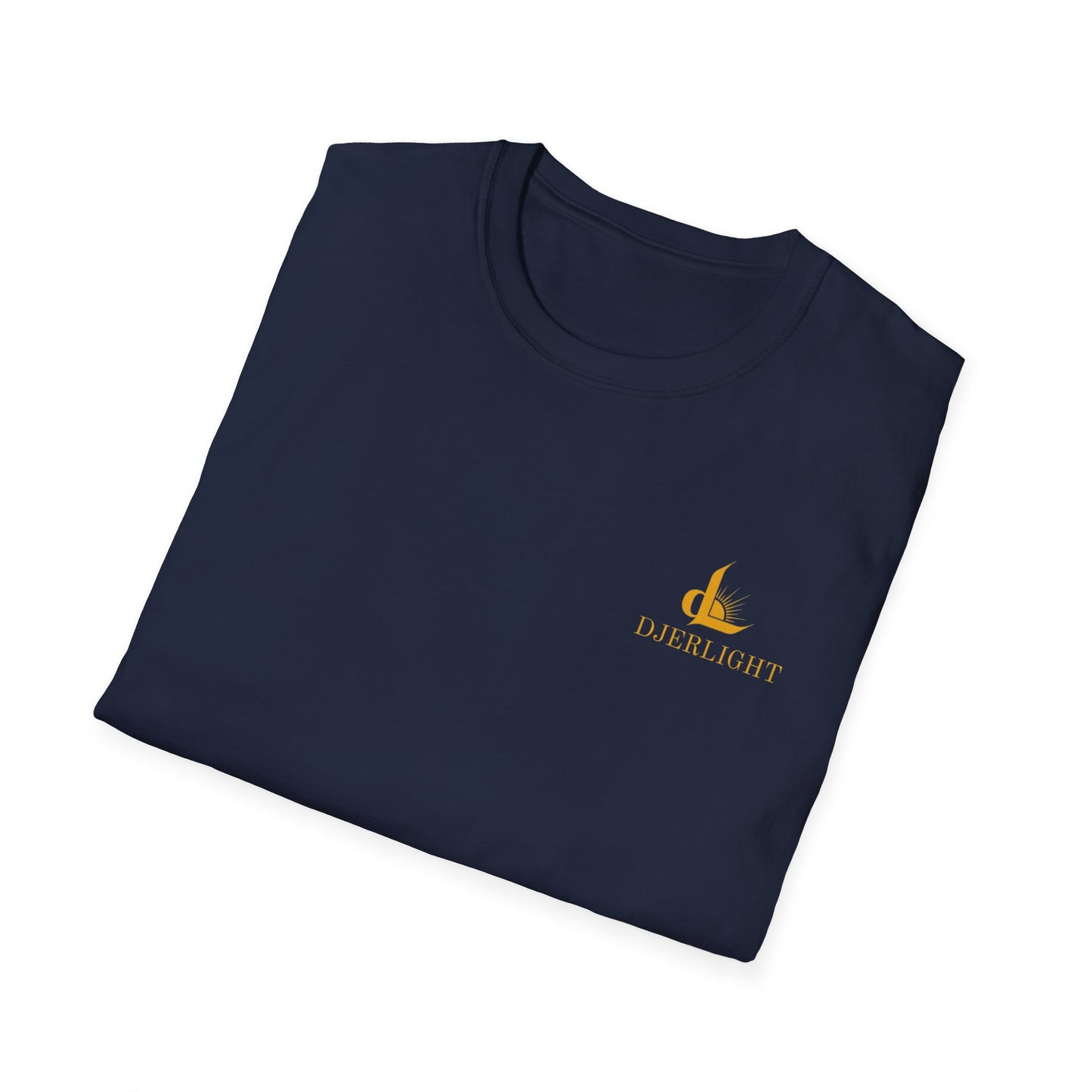 T-Shirt — Minimal Gold Anchor Chest Logo Tee