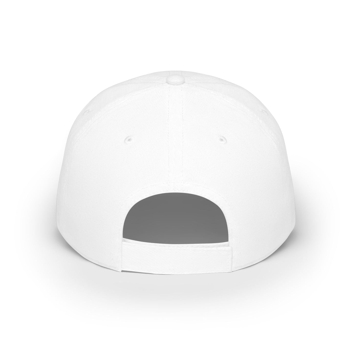 DJERLIGHT Logo Baseball Cap — Low Profile White Hat