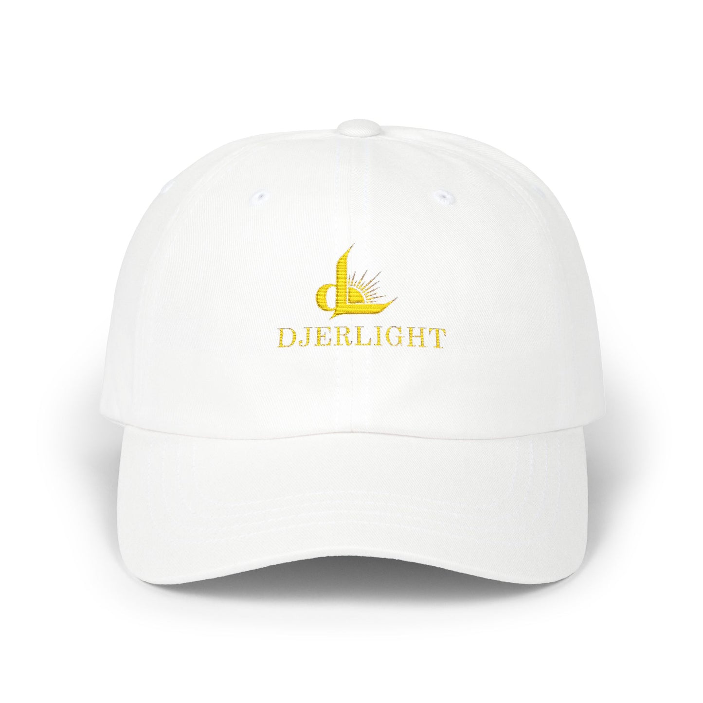 Dad Cap "Overlight" Embroidered Sailing Logo – Classic White Baseball Hat
