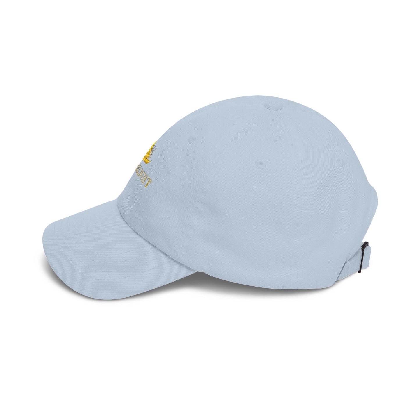 Dad Cap "Overlight" Embroidered Sailing Logo – Classic White Baseball Hat