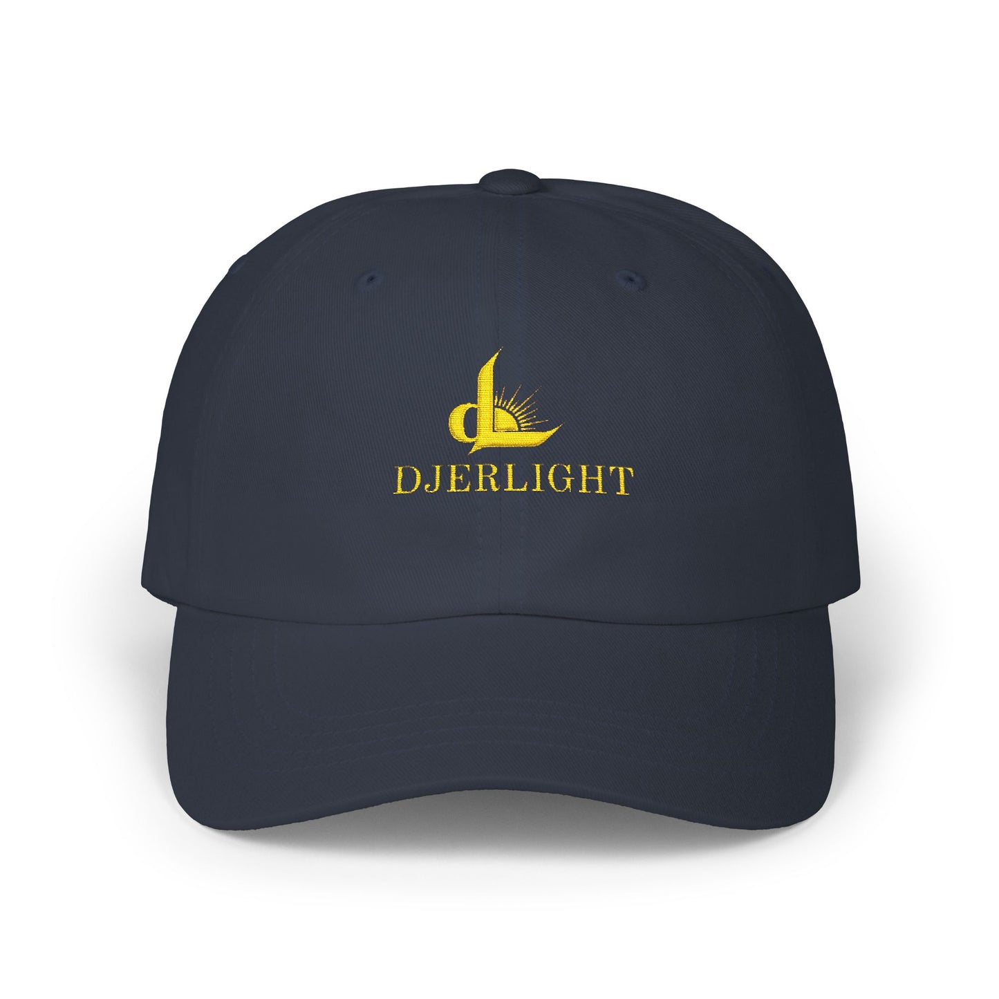 Dad Cap "Overlight" Embroidered Sailing Logo – Classic White Baseball Hat