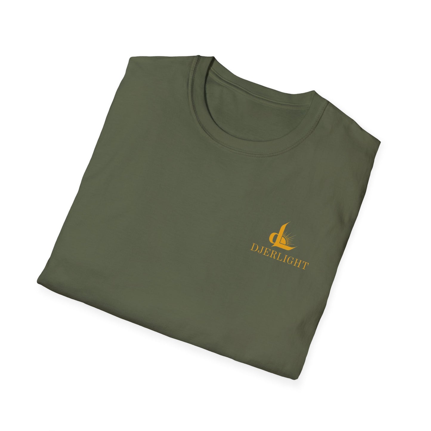 T-Shirt — Minimal Gold Anchor Chest Logo Tee