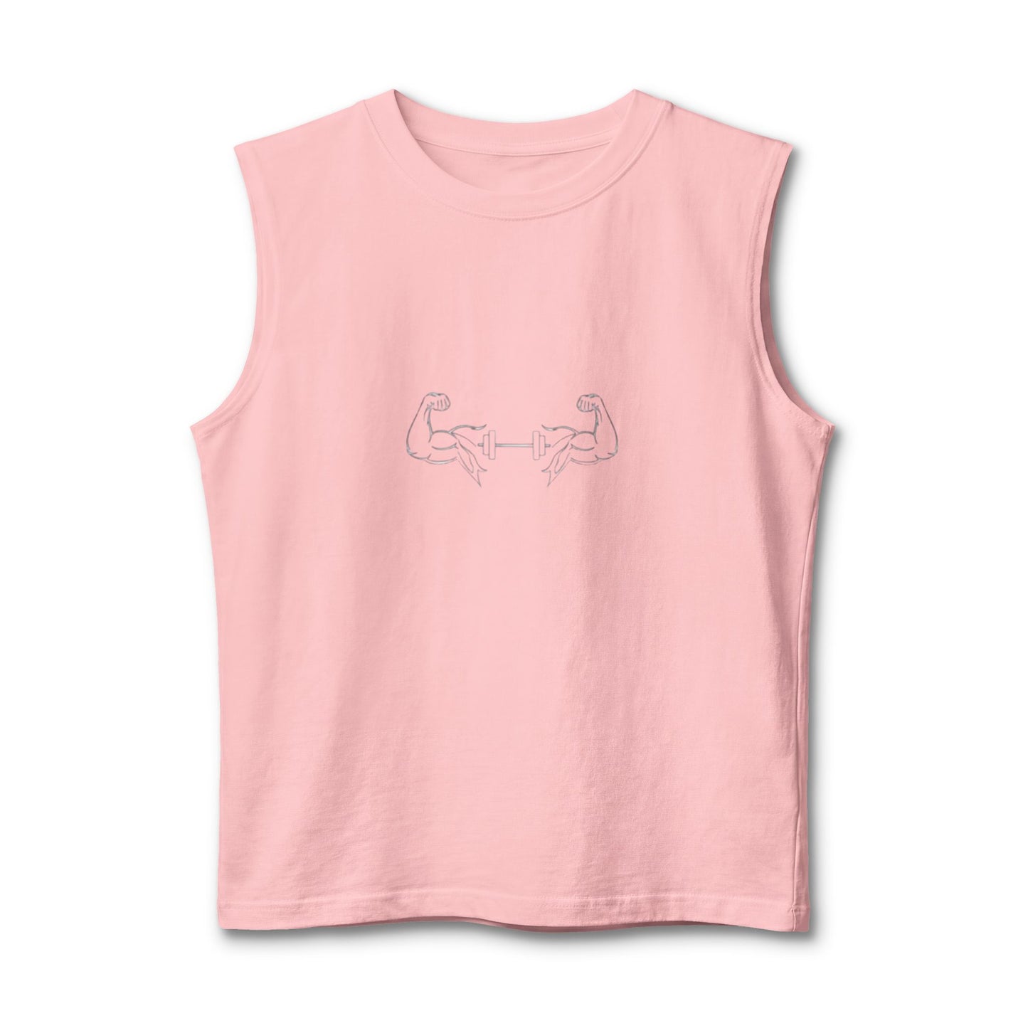 Muscle Tank — Minimal Arm Flex Graphic Tank Top