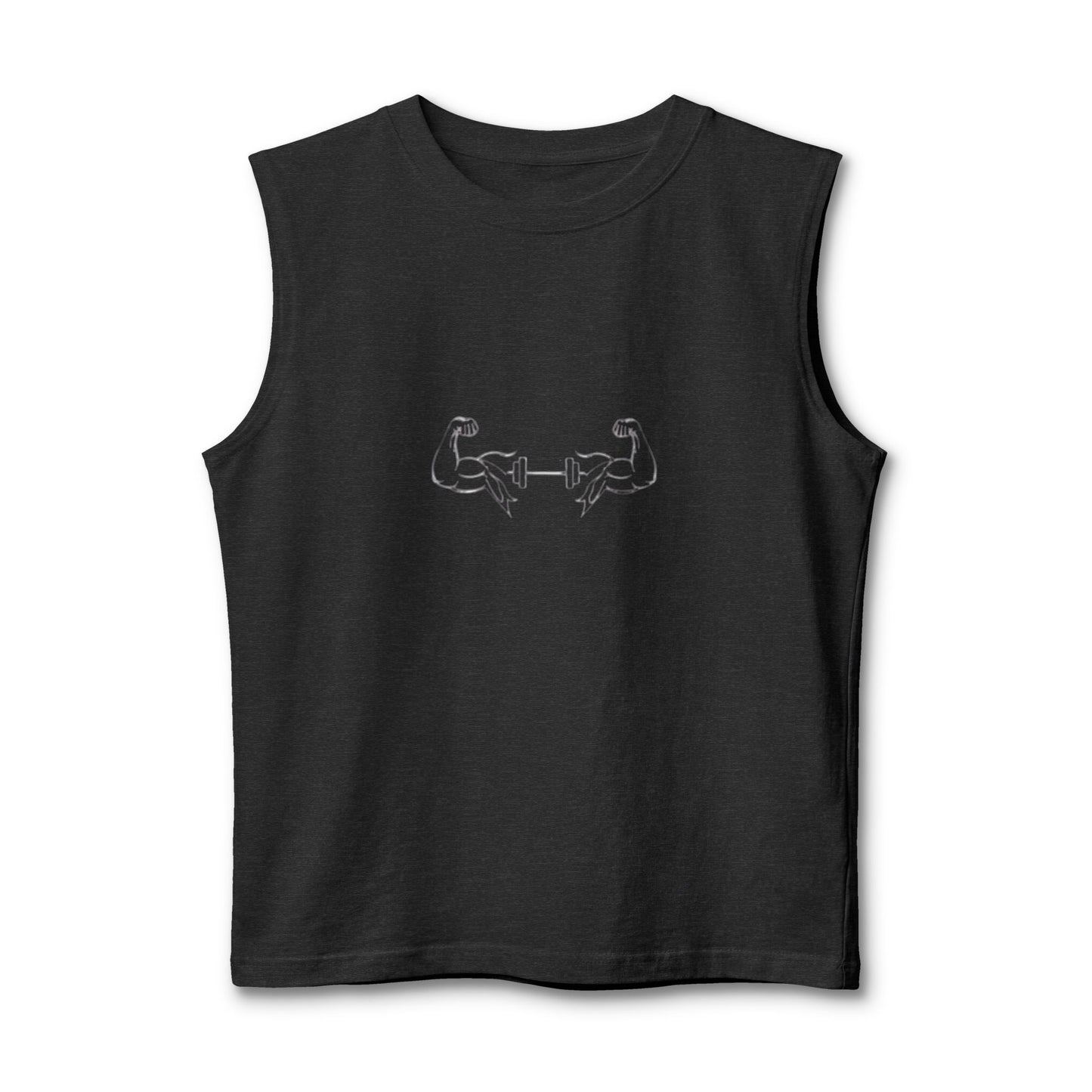 Muscle Tank — Minimal Arm Flex Graphic Tank Top