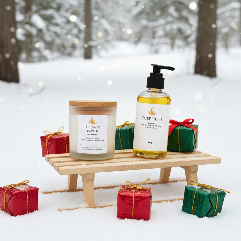 Djerlight Self-Care Set (Candle + Body Oil)