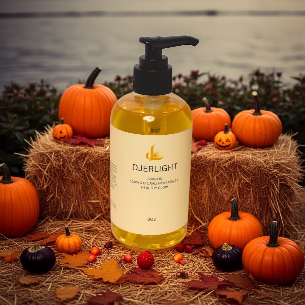 Djerlight Body Oil –  100% Natural Body Oil for Radiant Skin & Relaxation