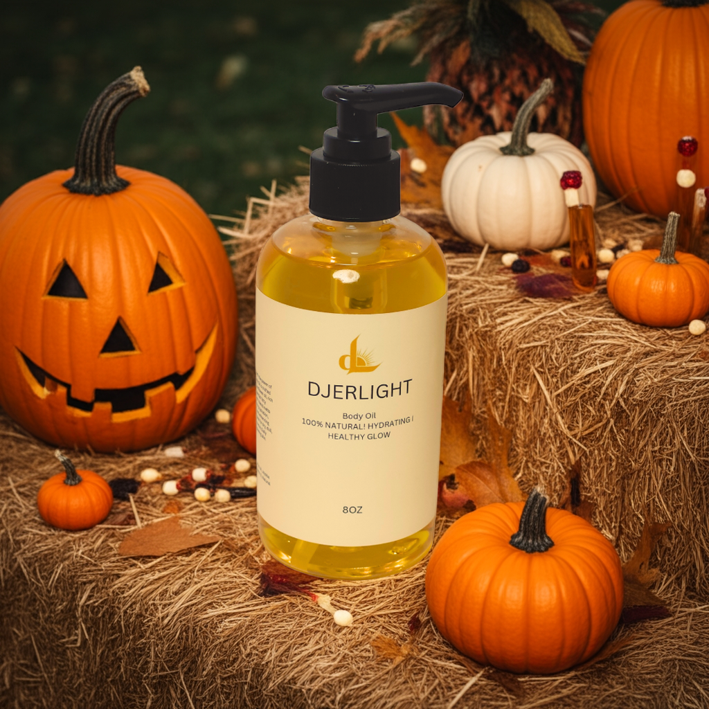 Djerlight Body Oil –  100% Natural Body Oil for Radiant Skin & Relaxation