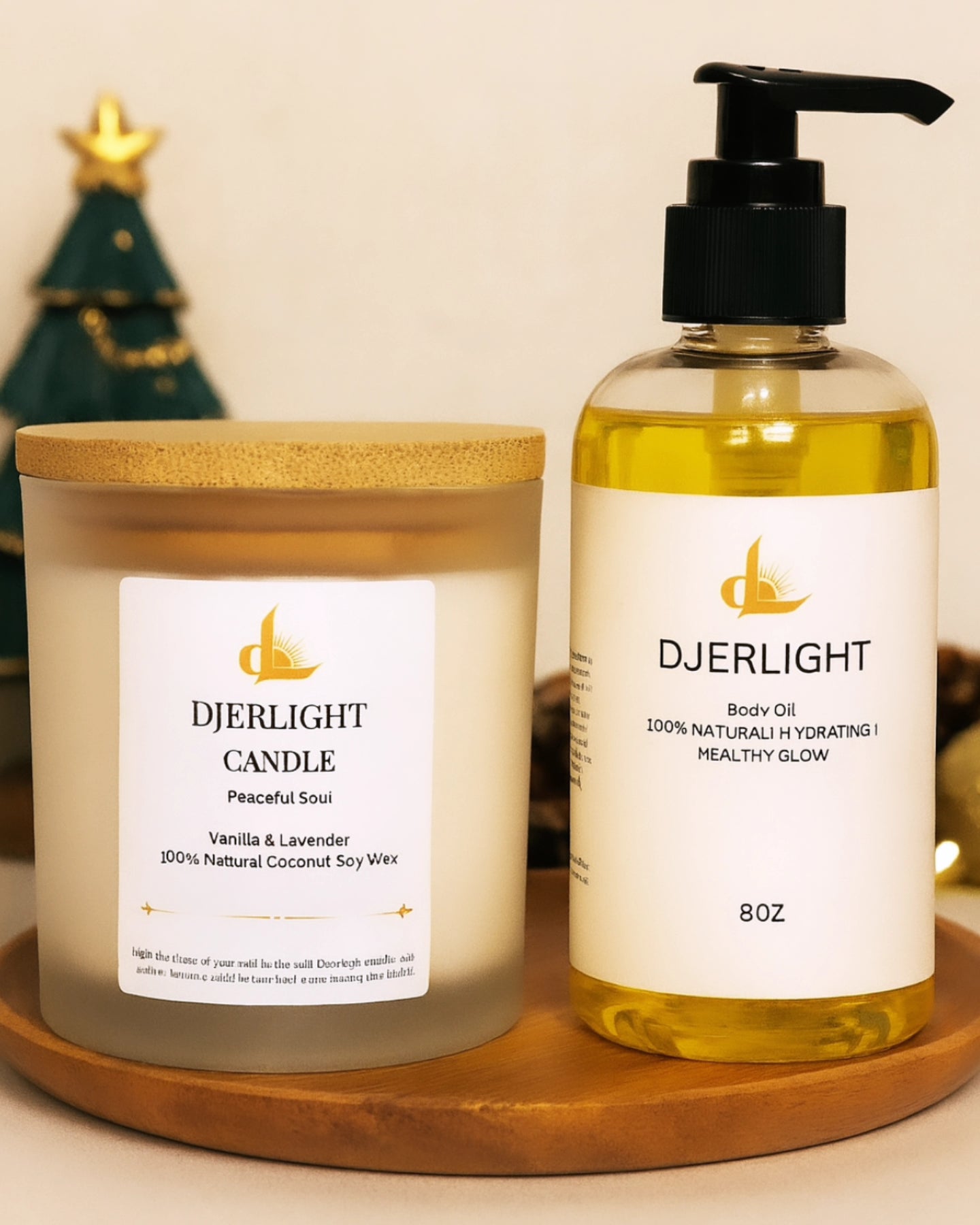 Djerlight Self-Care Set (Candle + Body Oil)
