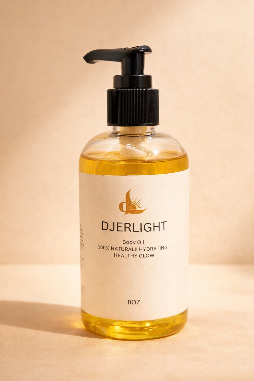Djerlight Body Oil –  100% Natural Body Oil for Radiant Skin & Relaxation